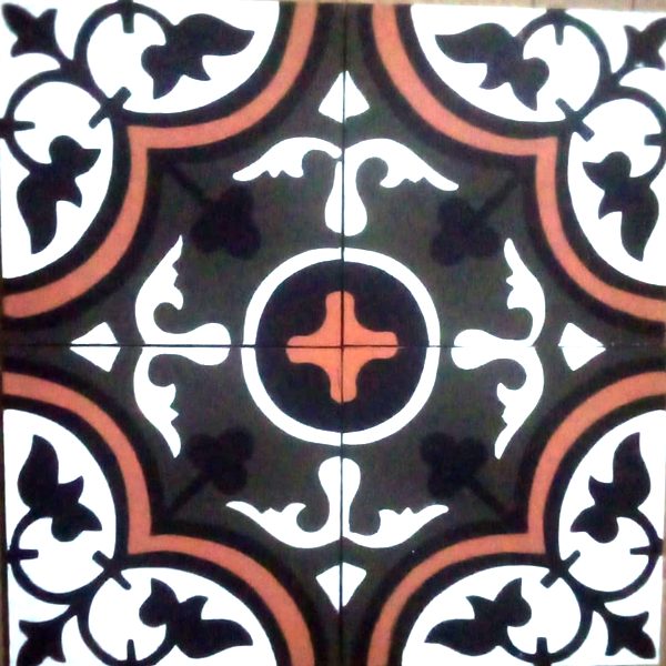 Heritage Weave — Cement tile swatch