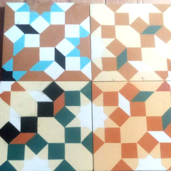 Kashi Star — Cement tile swatch